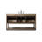 Felicity 60 " W Freestanding Standard 1 Single Vanity Bathroom Vanity With Engineered Marble Top-78709646