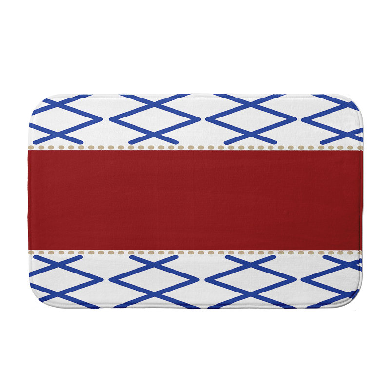 Tapis de bain Madeline, l 24 po x L 17 po, Bleu