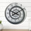 Modern Wall Clock, Spiral Analog Decorative Clock - Time Spiral
