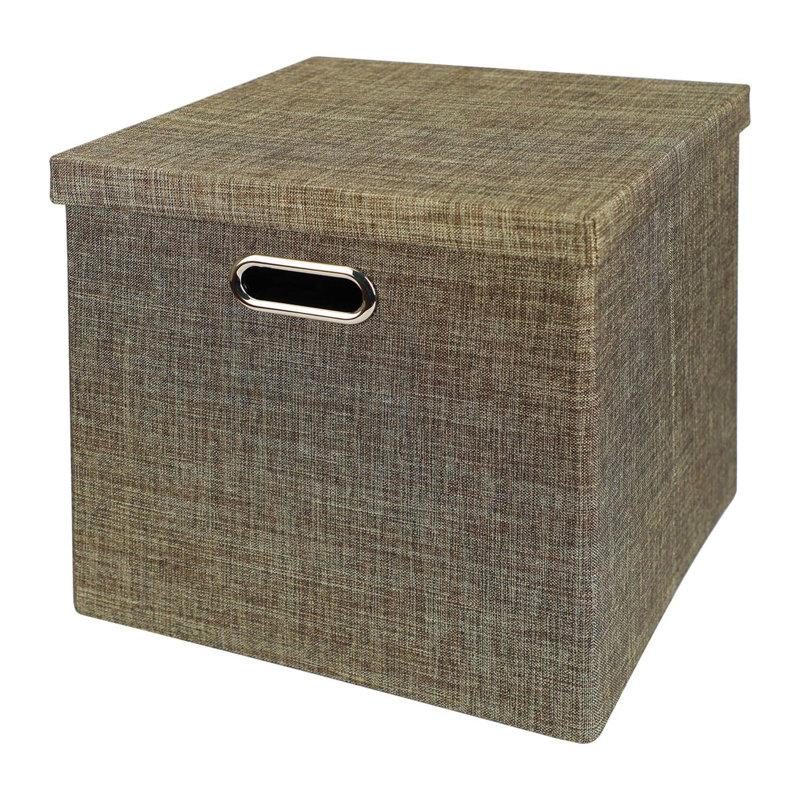 posprica Fabric Box, Brown