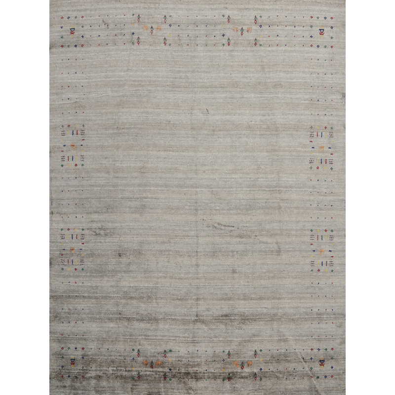 Handmade Gabbeh Style Oriental Area Rug 9x9