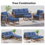 Chaise longue d'extérieur en acier thermolaqué Allcot-1516888998