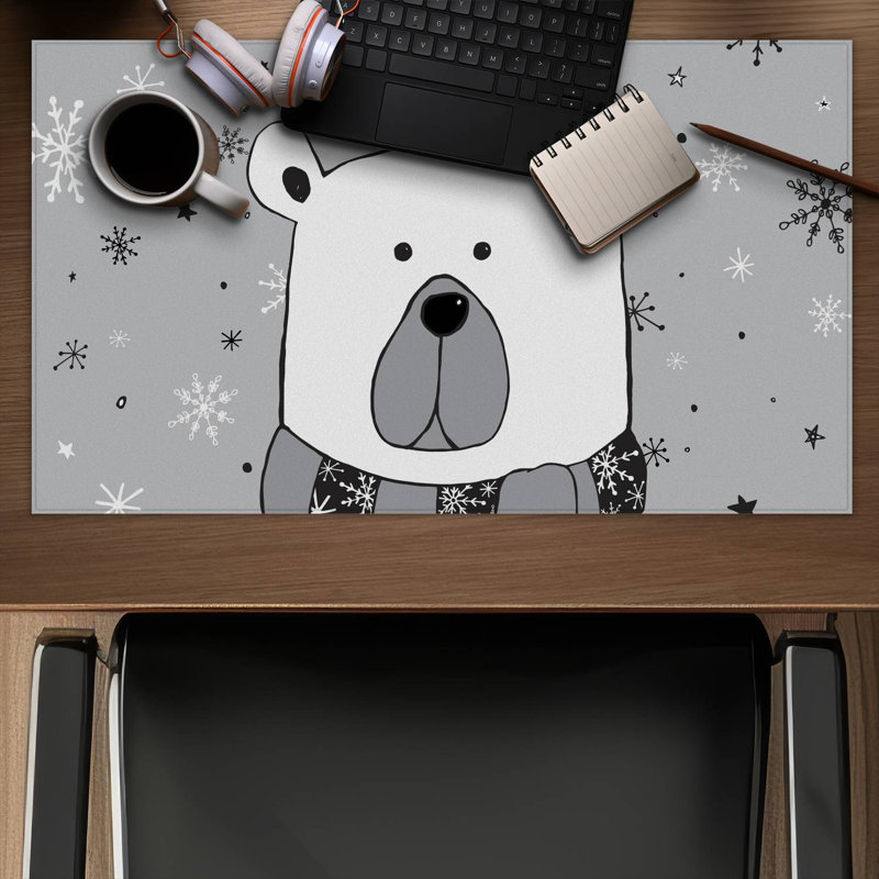 Beautiful bear - 14.00"x24.25" Desk mat
