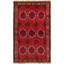 Tapis décoratif en laine de conception unique en laine noué à la main New Age de 3 pi 4 po x 5 pi 7 po