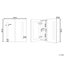 Tefft Surface Mirrored Bathroom Cabinets with Mirror and 2