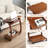 Modern minimalist adjustable and mobile End Table-589374157