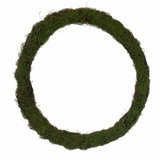 Vickerman 18"W Circular Twig Wreath. Made of natural twigs with a hint of artificial moss. .