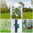 Walk-in Greenhouse for Outdoors,4.7'x7'x6.4' Protected Plant Garden Hot House with Roll-Up Zippered Door,3-Tier Shelves Small Steel Frame Grow House for Patio Backyard-125218905-125218907