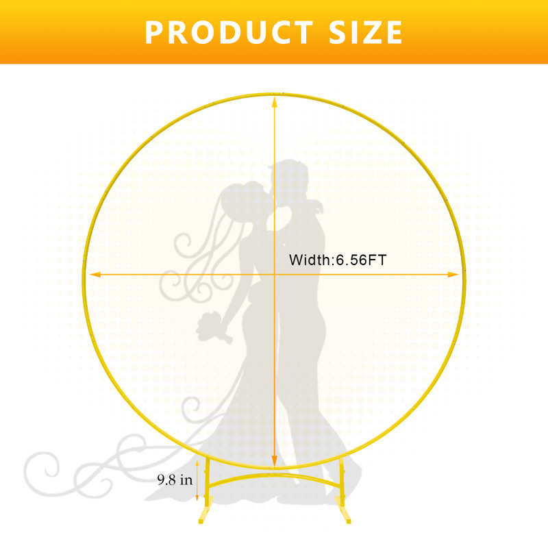 Metal Backdrops & Signs, Gold