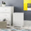 Machine Made Cabinet Laundry Hamper