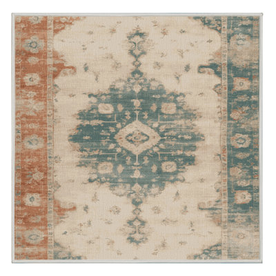 Tapis beige surteint lavable à la machine