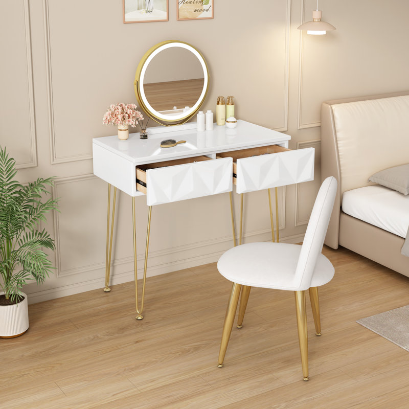 Appingedam Dressing Table with Mirror