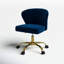 Chaise de travail ergonomique avec dossier capitonné Alice-1572933933