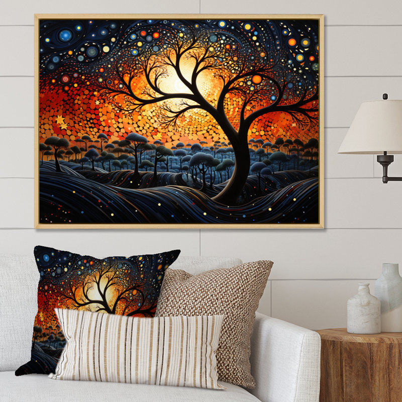 Art africain-américain, Soulful I sur toile, H 12 po x l 20 po x P 1 po, Cadre flottant érable