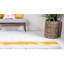 Tapis jaune à motif abstrait Rizer-519326642