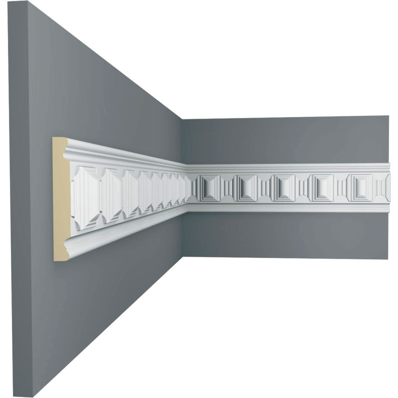 Rail de chaise Carrillo H 2 3/8 po x P 5/8 po, L 94 1/2 po (répétition 1 7/8 po)