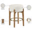 Tabouret de comptoir rembourré en tissu Maud-121555414