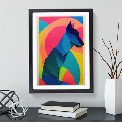 Paper Dog No.1 Abstract - Wall Art