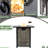 50000 Propane Gas 28 - Inch Fire Pit Table With Lid, Rocks, And Rain Cover, Suitable For Outdoor Relaxation Fueled Stainless Steel Burner, Lava Top Patio
