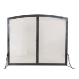 Prime 2 Panel Steel Fireplace Screen