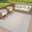 Celestial Indoor & Outdoor Boho Rug Ivory/Grey-125534194