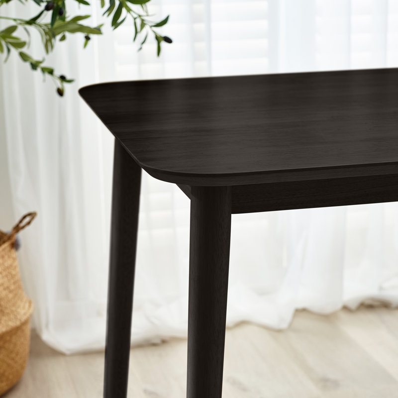 Bhawari 6 - Person Rubberwood Solid Wood Dining Set