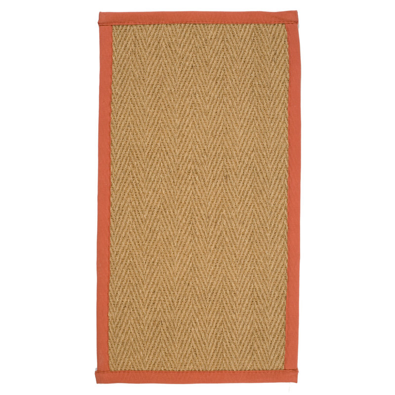 Chevron Jute / Sisal Area Rug, Rectangle 100 x 150cm