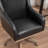 Genuine Leather Office Chair With Solid Wood Legs-1302848041