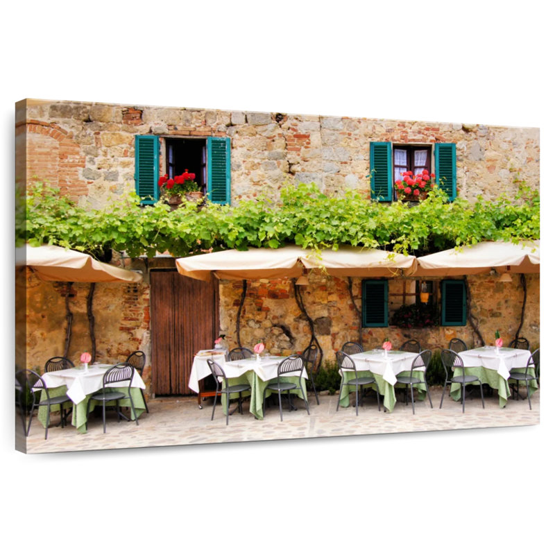 Lilie Cafe en Toscane, H 26 po x l 39 po