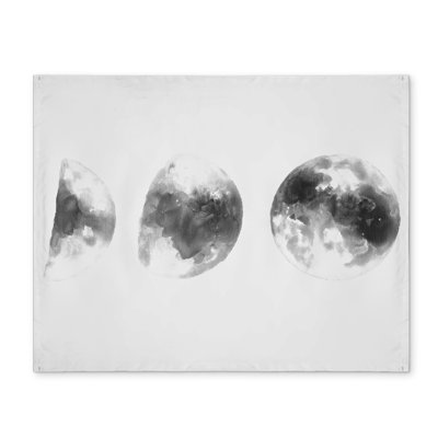 Eclipse Phases Placemat - Minimalist Astronomy Bedroom Decor