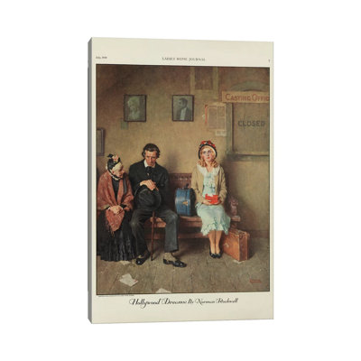 «Hollywood Dreams» par Norman Rockwell, impression sur toile tendue