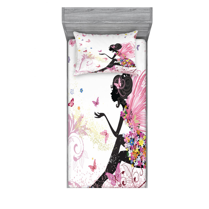Microfiber Sheet Set, Twin XL Sheet Set with Fitted Sheet
