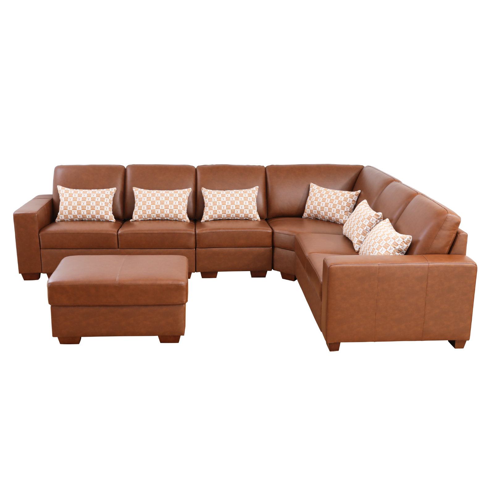 Darrium shop leather sectional