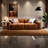 Retro simple beauty salon office lounge sofa-106679569