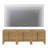 Mid-century 94.5" Wood Sideboard Buffet Cabinet with Storage, Modern 3-In-1 Credenza with Drawers for Kitchen Living Room, Dining Room-121543798