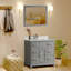 Ensemble de meuble-lavabo simple avec miroir 36 po Valor-1629462006
