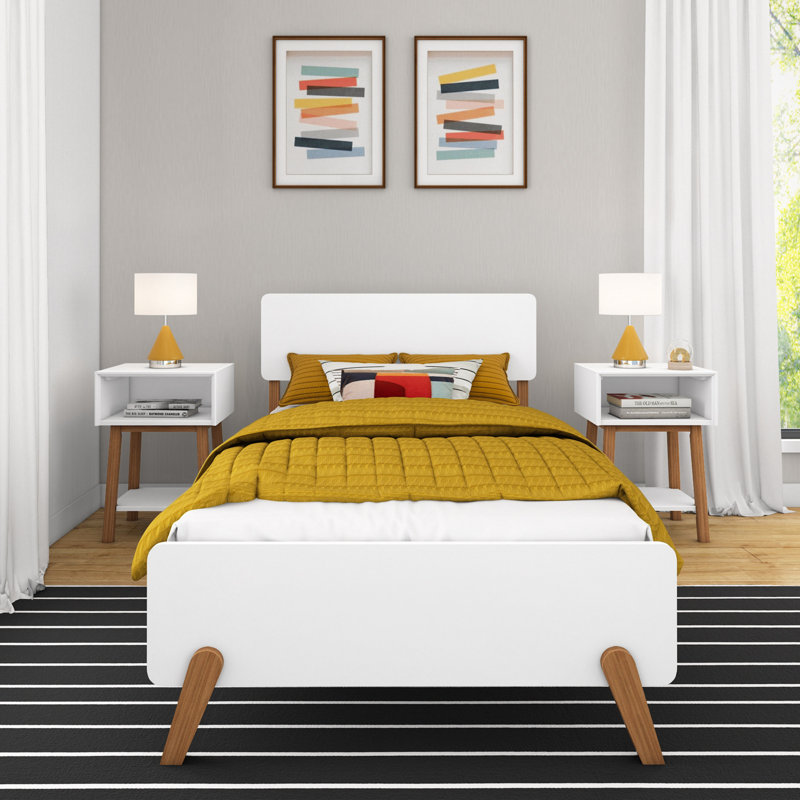 Lamarianna Kids Modern Panel Bed , Twin