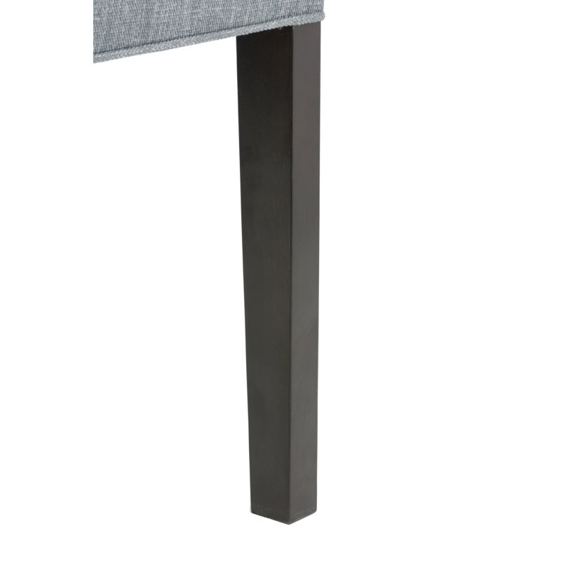 Chaise parsons Sebasthian, Gris clair cendré, Espresso
