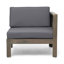 ENSEMBLE DE CANAPÉ ALCOVE LSHAPE, GRIS FONCÉ