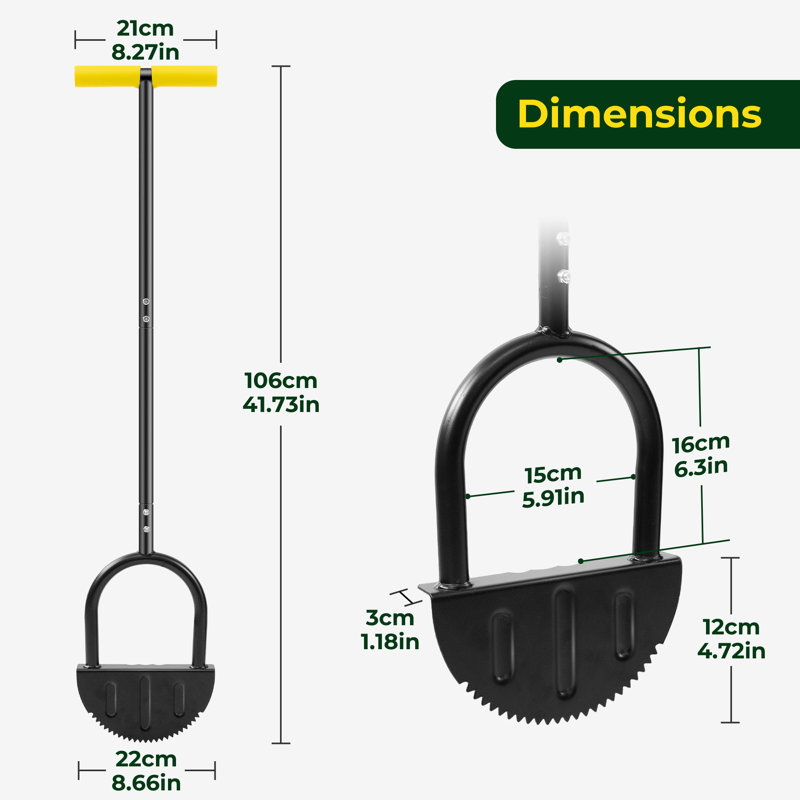 Outils de jardinage Pelle à bordures pour pelouse 41 "