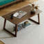 Table de bout rectangulaire en noyer noir