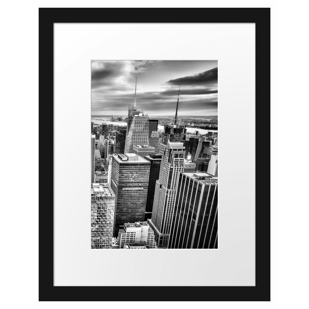 Gerahmtes Poster Skyline von New York