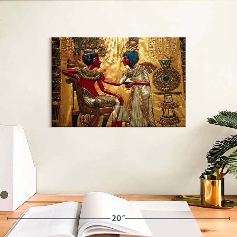 Illustration de Leisha Toutankhamon, H 8 po x l 12 po