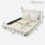 Lit plateforme tapissier avec 2 coussins et pieds robustes-1426745627-1426745625