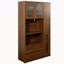 70.87" Tall Kitchen Pantry Cabinet With Multi-Functional Pull-Out Multi-Tier Storage Shelf, 4-Tier Side Shelf, 2 Drawers,With Glass Door,Freestanding Food Hutch With Microwave Stand For Dining Room