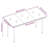  Garden Dining Set Black
