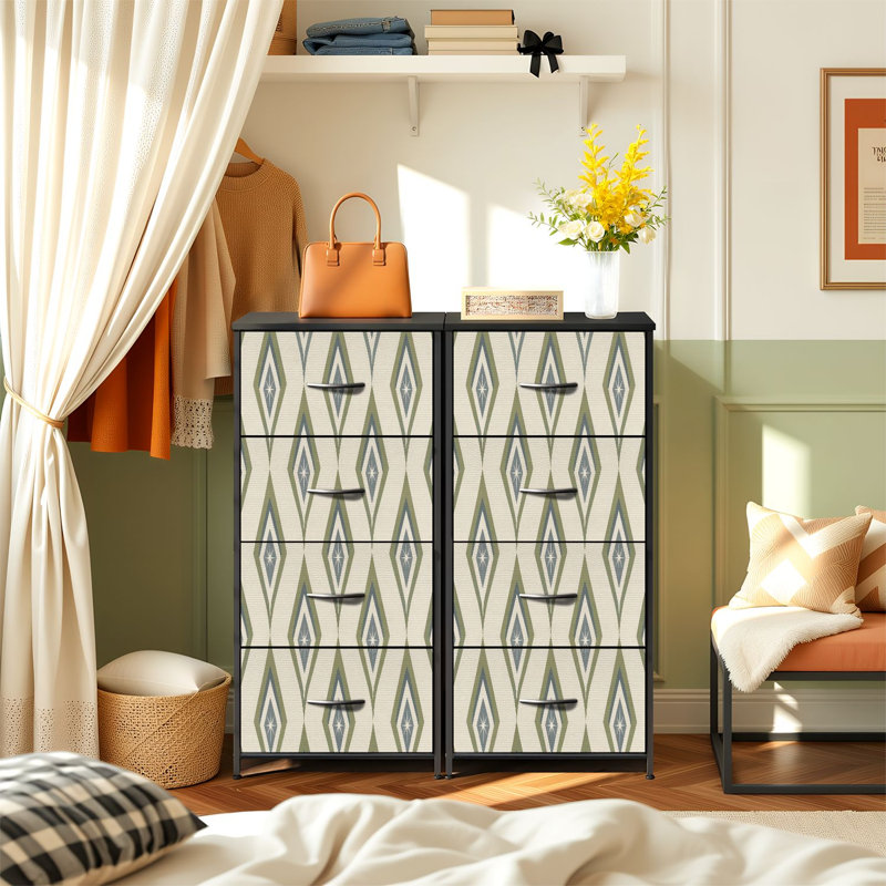 Commode de rangement verticale 4 tiroirs