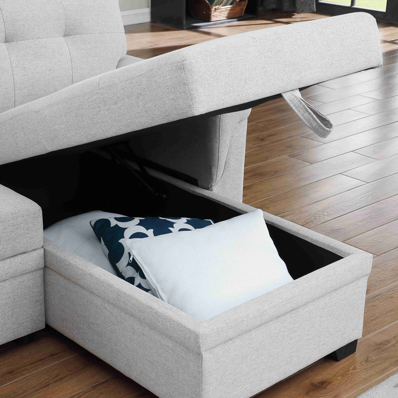 Reversible Sleeper Sofa With Pull Out Bed Sofa Bed Pull Out Couch with Storage Chaise