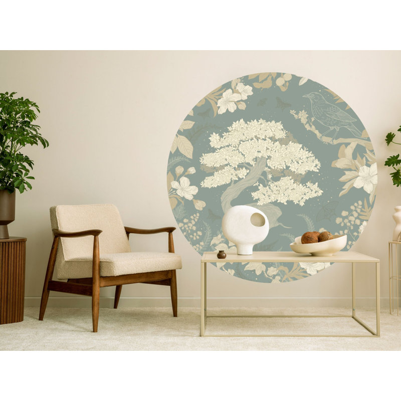 Cydnee 1.18m x 1.18m Textured Matte Peel and Stick Wall Mural