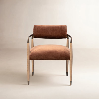 Damari Linen Oak Armchair